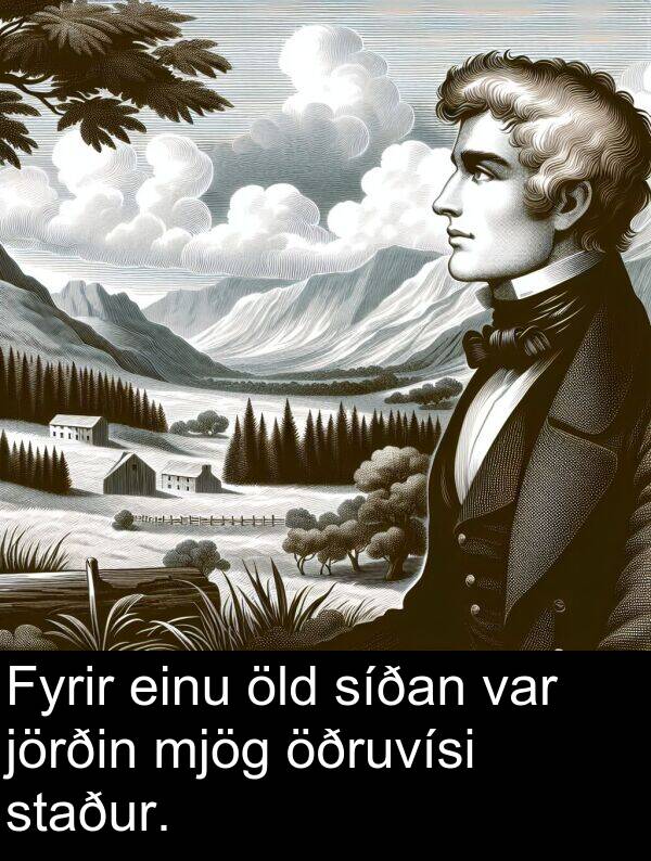 öld: Fyrir einu öld síðan var jörðin mjög öðruvísi staður.