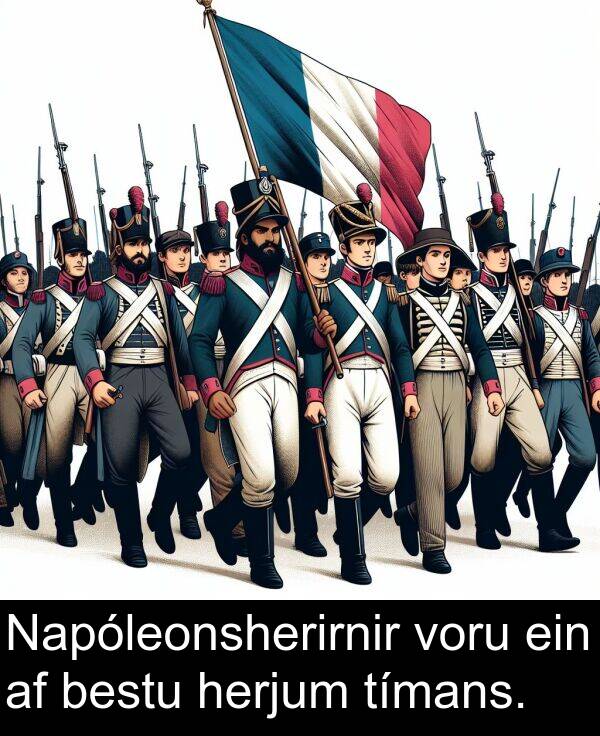 bestu: Napóleonsherirnir voru ein af bestu herjum tímans.
