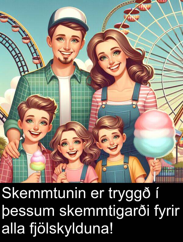 þessum: Skemmtunin er tryggð í þessum skemmtigarði fyrir alla fjölskylduna!