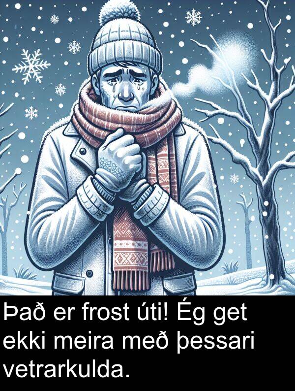 þessari: Það er frost úti! Ég get ekki meira með þessari vetrarkulda.
