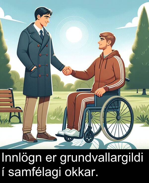 okkar: Innlögn er grundvallargildi í samfélagi okkar.