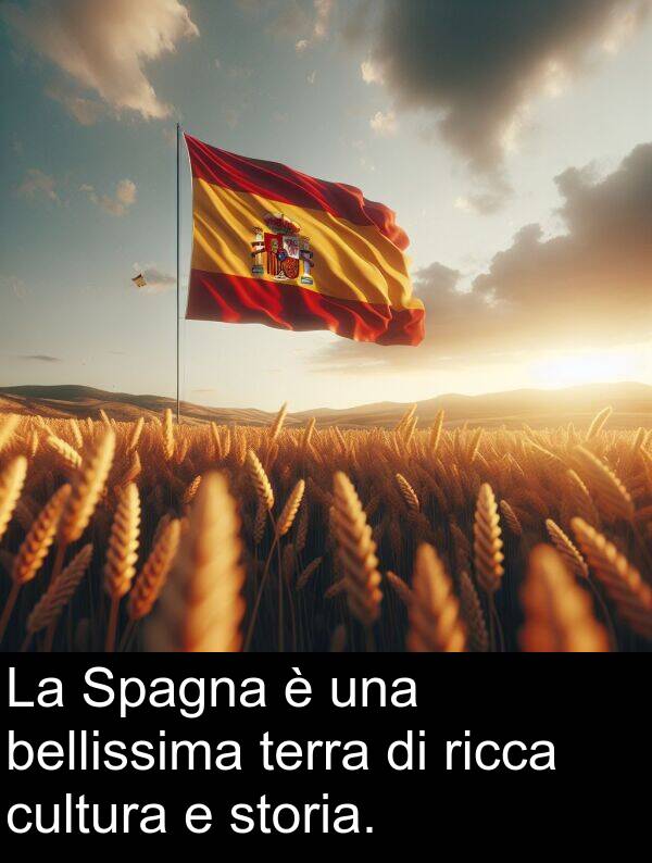 bellissima: La Spagna è una bellissima terra di ricca cultura e storia.