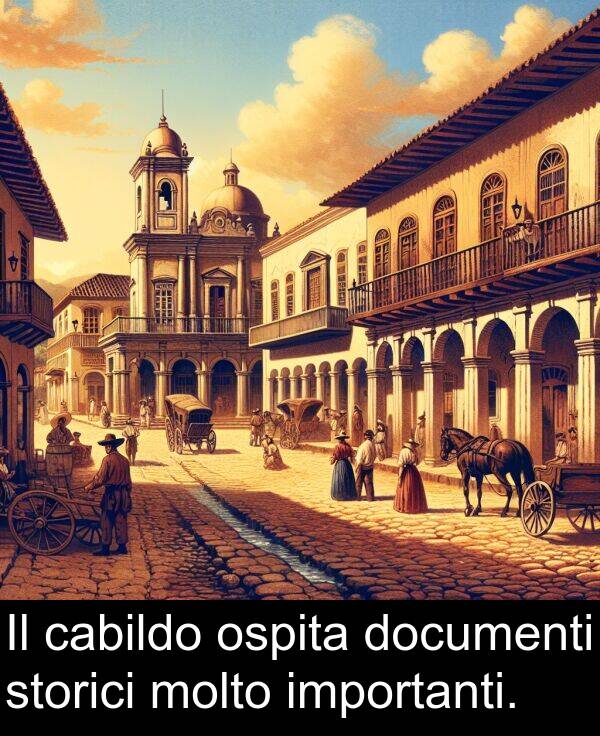 storici: Il cabildo ospita documenti storici molto importanti.