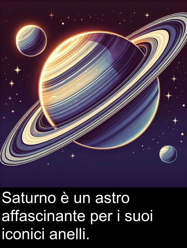 suoi: Saturno è un astro affascinante per i suoi iconici anelli.