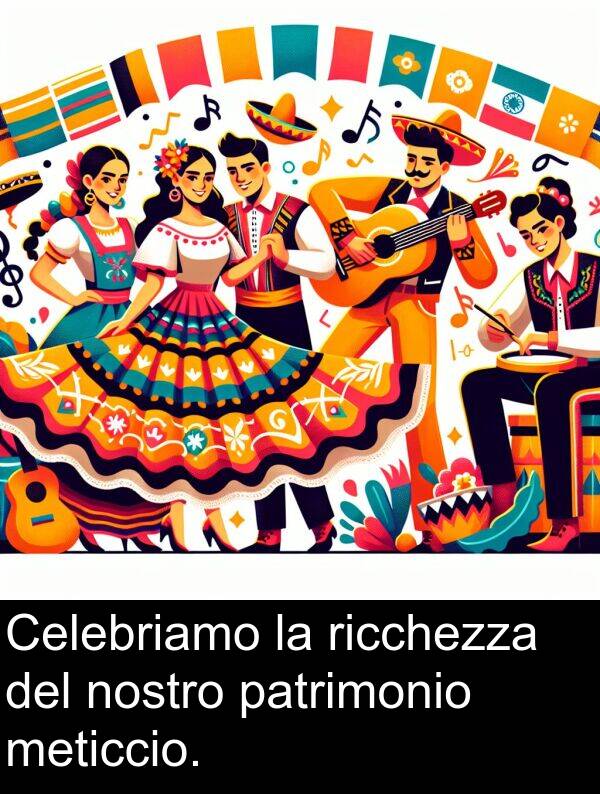 meticcio: Celebriamo la ricchezza del nostro patrimonio meticcio.