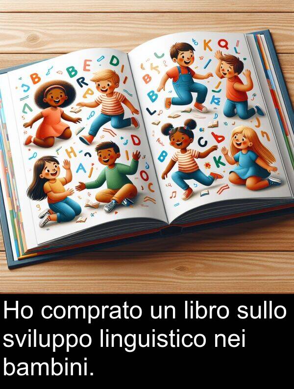 sullo: Ho comprato un libro sullo sviluppo linguistico nei bambini.