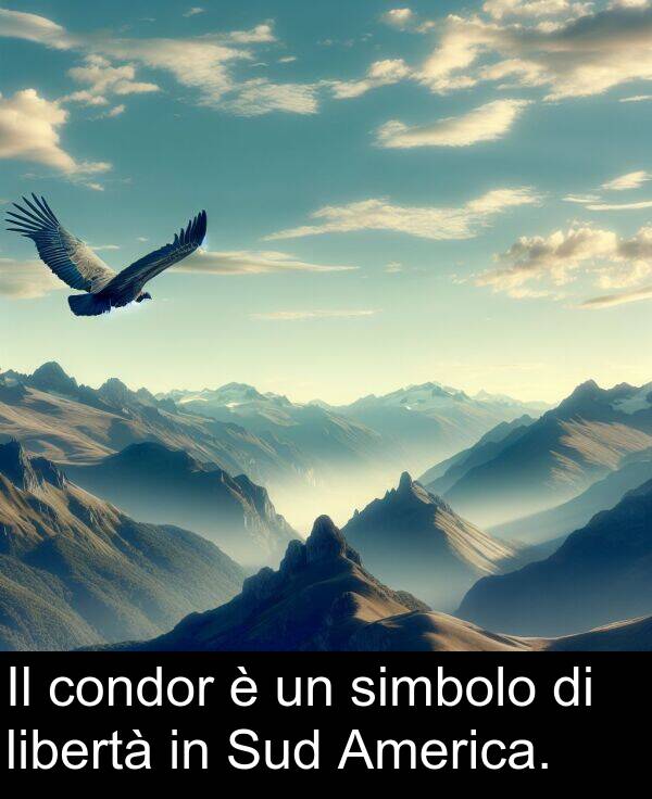 condor: Il condor è un simbolo di libertà in Sud America.