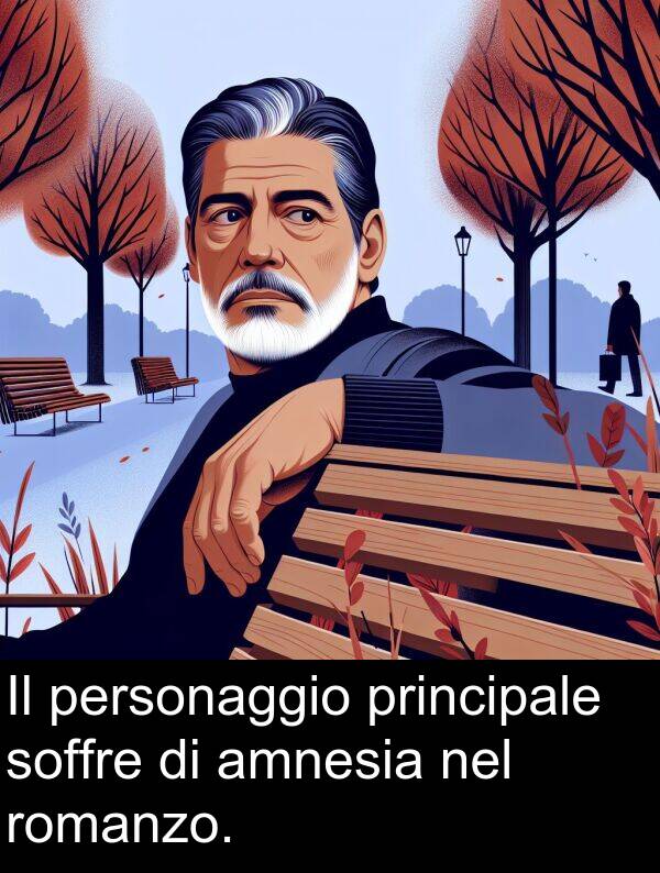principale: Il personaggio principale soffre di amnesia nel romanzo.