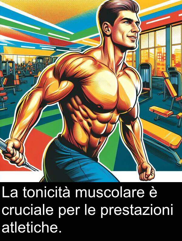 cruciale: La tonicità muscolare è cruciale per le prestazioni atletiche.