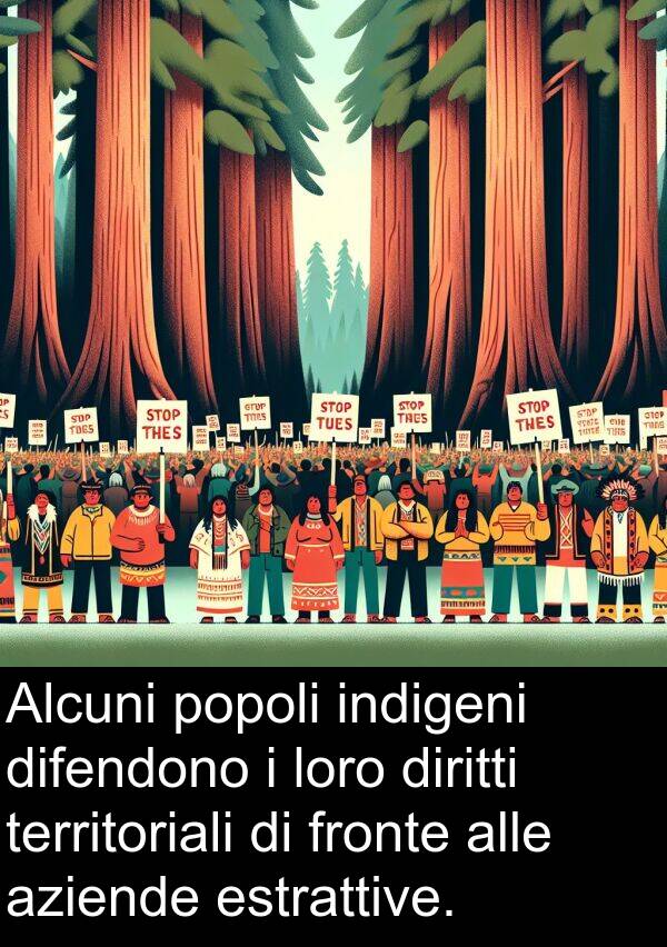popoli: Alcuni popoli indigeni difendono i loro diritti territoriali di fronte alle aziende estrattive.