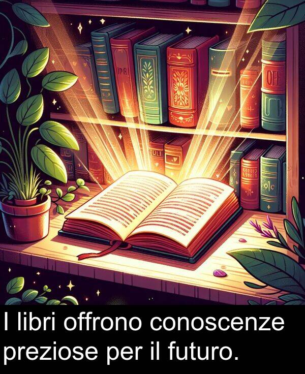 futuro: I libri offrono conoscenze preziose per il futuro.