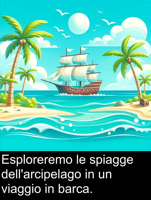 spiagge: Esploreremo le spiagge dell'arcipelago in un viaggio in barca.
