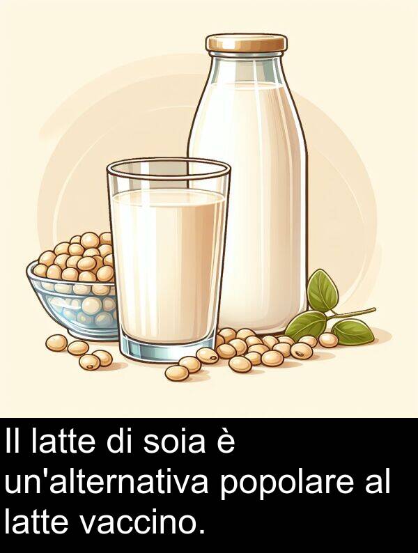 latte: Il latte di soia è un'alternativa popolare al latte vaccino.