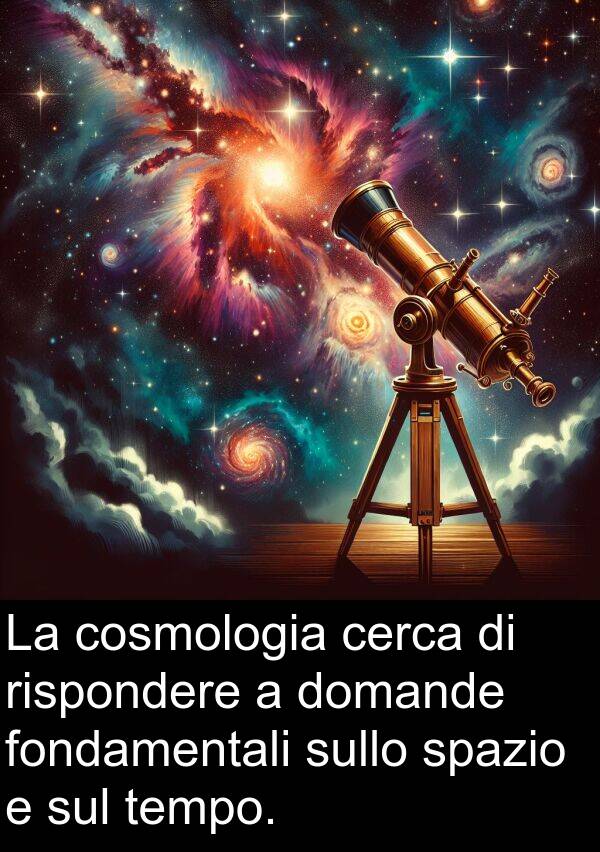 spazio: La cosmologia cerca di rispondere a domande fondamentali sullo spazio e sul tempo.