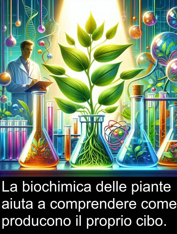 cibo: La biochimica delle piante aiuta a comprendere come producono il proprio cibo.