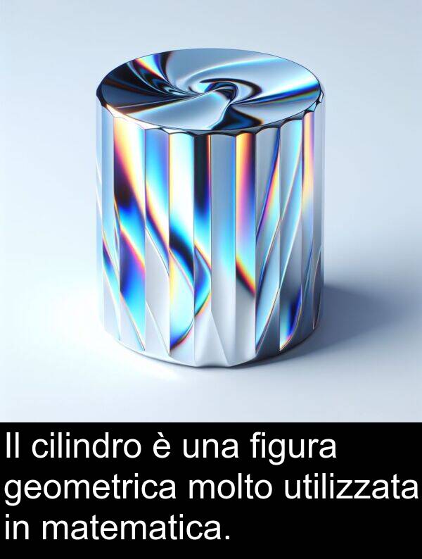 figura: Il cilindro è una figura geometrica molto utilizzata in matematica.