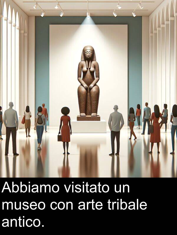 antico: Abbiamo visitato un museo con arte tribale antico.