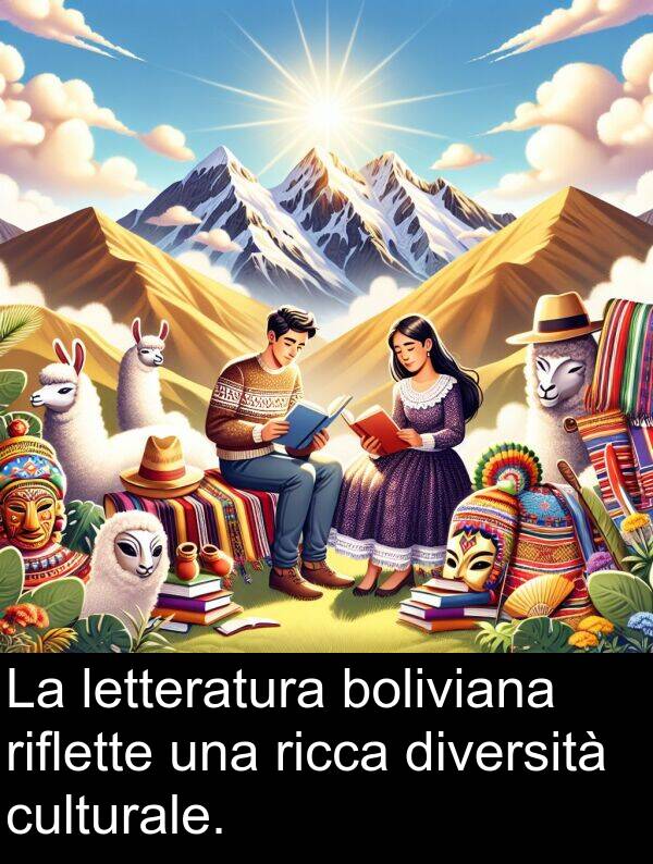 boliviana: La letteratura boliviana riflette una ricca diversità culturale.