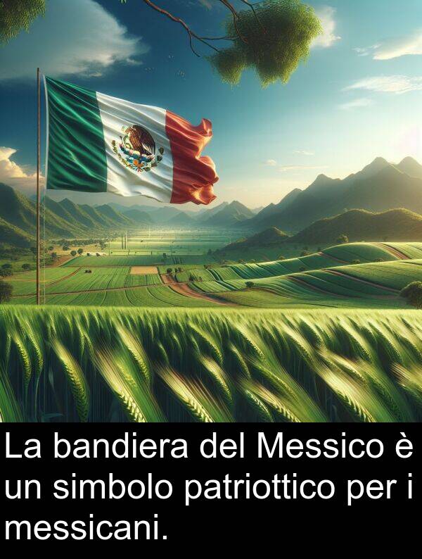 messicani: La bandiera del Messico è un simbolo patriottico per i messicani.
