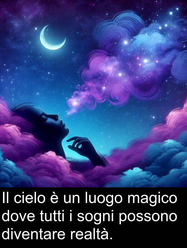 dove: Il cielo è un luogo magico dove tutti i sogni possono diventare realtà.