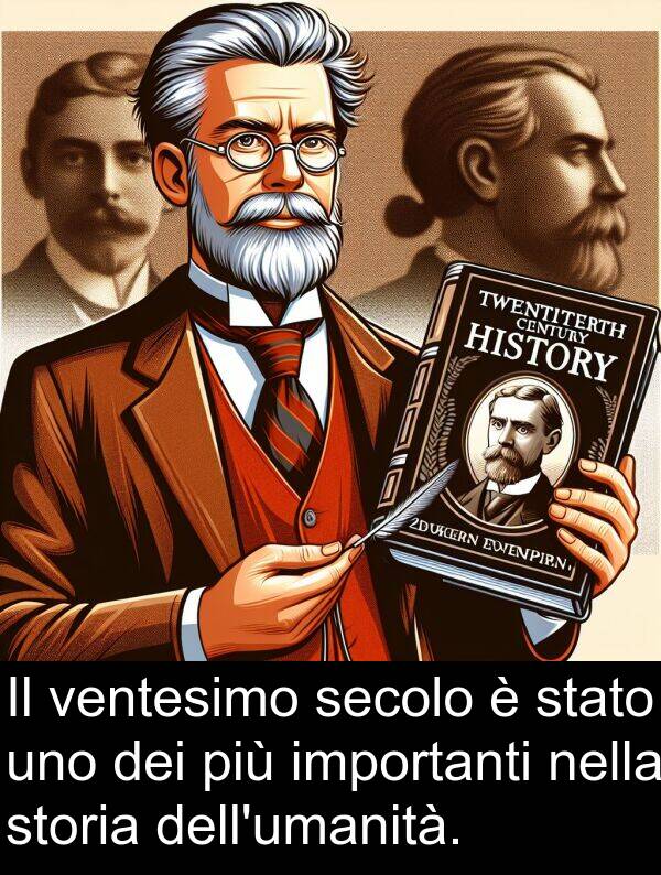 secolo: Il ventesimo secolo è stato uno dei più importanti nella storia dell'umanità.