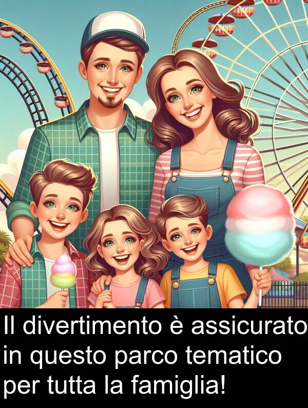 tematico: Il divertimento è assicurato in questo parco tematico per tutta la famiglia!