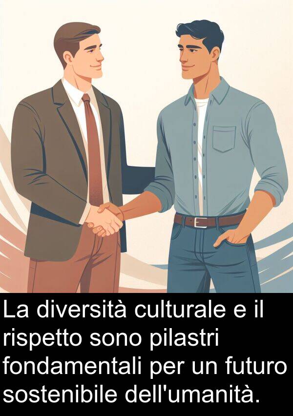 futuro: La diversità culturale e il rispetto sono pilastri fondamentali per un futuro sostenibile dell'umanità.