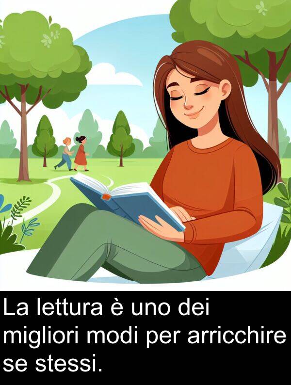 stessi: La lettura è uno dei migliori modi per arricchire se stessi.