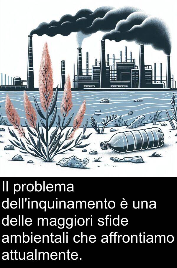ambientali: Il problema dell'inquinamento è una delle maggiori sfide ambientali che affrontiamo attualmente.