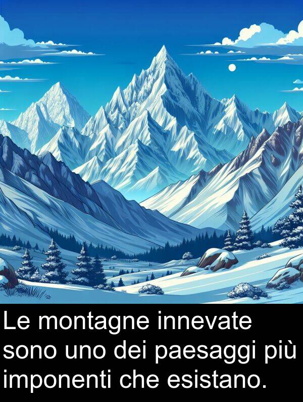 montagne: Le montagne innevate sono uno dei paesaggi più imponenti che esistano.