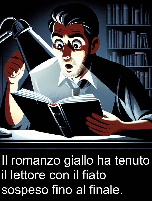 finale: Il romanzo giallo ha tenuto il lettore con il fiato sospeso fino al finale.