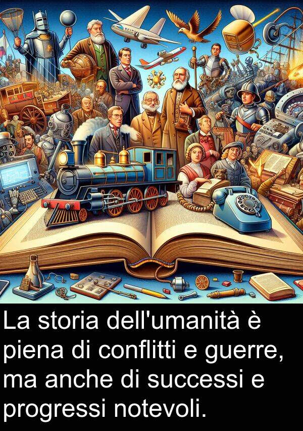 successi: La storia dell'umanità è piena di conflitti e guerre, ma anche di successi e progressi notevoli.