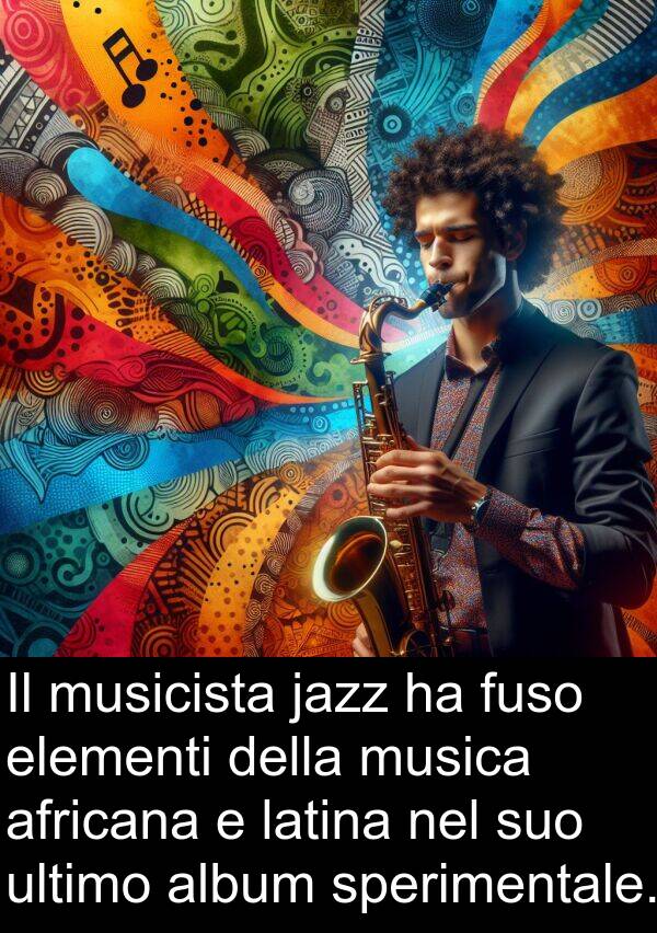 jazz: Il musicista jazz ha fuso elementi della musica africana e latina nel suo ultimo album sperimentale.
