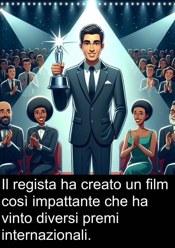vinto: Il regista ha creato un film così impattante che ha vinto diversi premi internazionali.