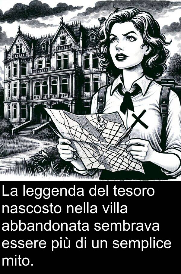 abbandonata: La leggenda del tesoro nascosto nella villa abbandonata sembrava essere più di un semplice mito.