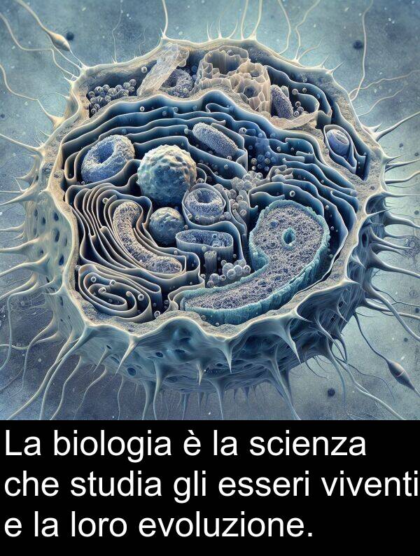 loro: La biologia è la scienza che studia gli esseri viventi e la loro evoluzione.