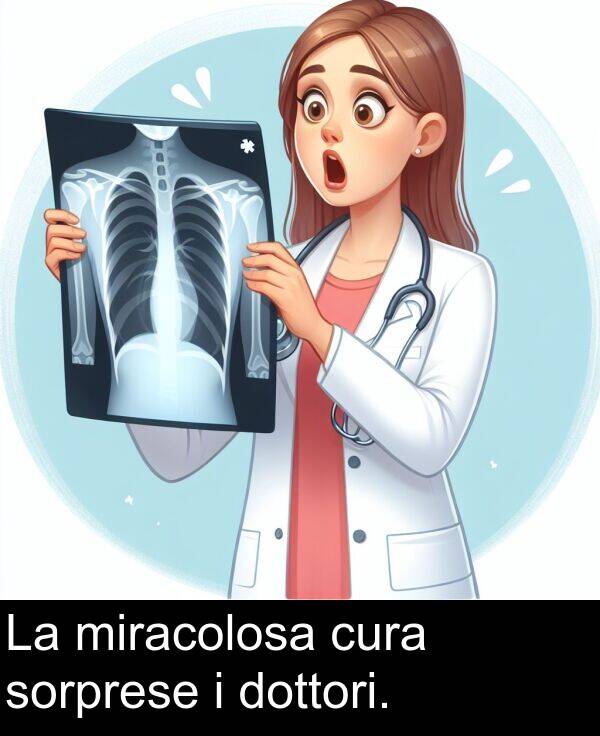 dottori: La miracolosa cura sorprese i dottori.