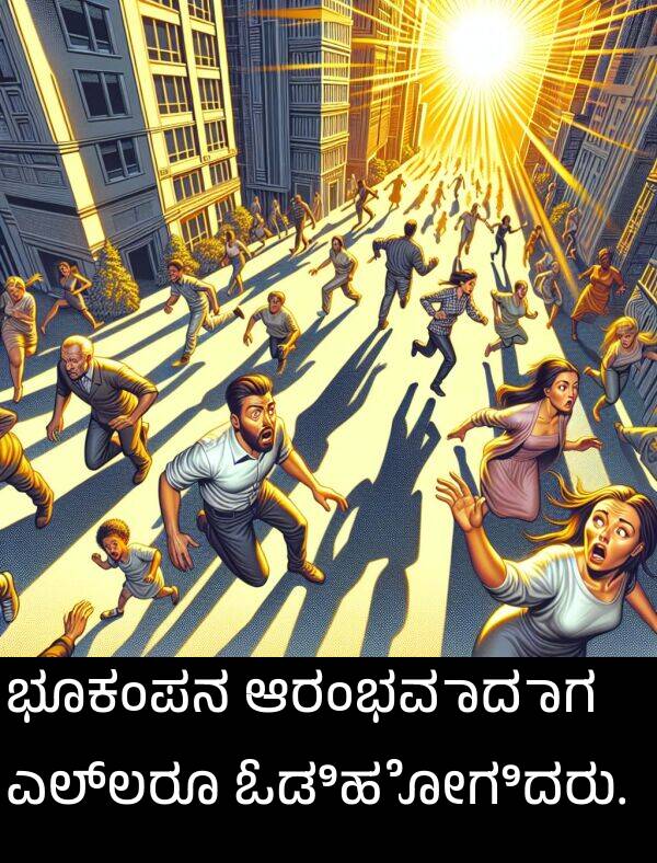 ಆರಂಭವಾದಾಗ: ಭೂಕಂಪನ ಆರಂಭವಾದಾಗ ಎಲ್ಲರೂ ಓಡಿಹೋಗಿದರು.