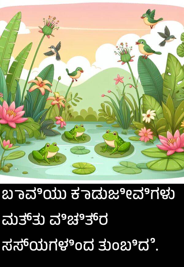 ವಿಚಿತ್ರ: ಬಾವಿಯು ಕಾಡುಜೀವಿಗಳು ಮತ್ತು ವಿಚಿತ್ರ ಸಸ್ಯಗಳಿಂದ ತುಂಬಿದೆ.