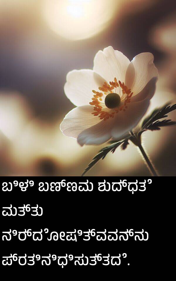 ಶುದ್ಧತೆ: ಬಿಳಿ ಬಣ್ಣವು ಶುದ್ಧತೆ ಮತ್ತು ನಿರ್ದೋಷಿತ್ವವನ್ನು ಪ್ರತಿನಿಧಿಸುತ್ತದೆ.