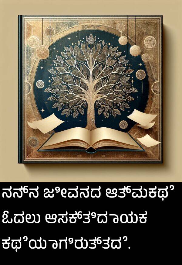 ಆಸಕ್ತಿದಾಯಕ: ನನ್ನ ಜೀವನದ ಆತ್ಮಕಥೆ ಓದಲು ಆಸಕ್ತಿದಾಯಕ ಕಥೆಯಾಗಿರುತ್ತದೆ.