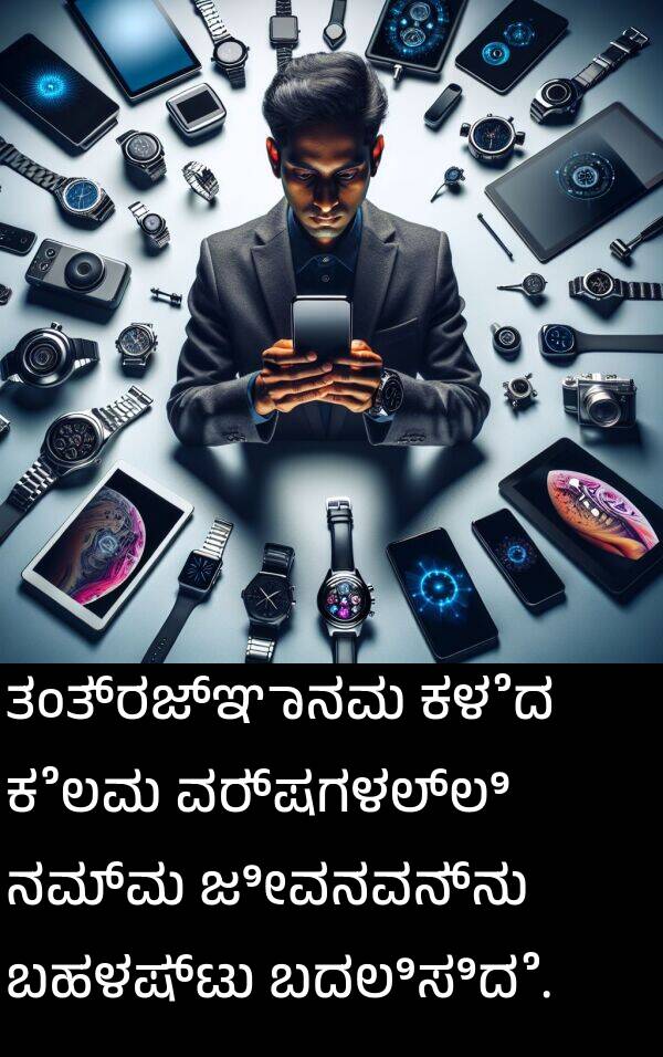 ಬದಲಿಸಿದೆ: ತಂತ್ರಜ್ಞಾನವು ಕಳೆದ ಕೆಲವು ವರ್ಷಗಳಲ್ಲಿ ನಮ್ಮ ಜೀವನವನ್ನು ಬಹಳಷ್ಟು ಬದಲಿಸಿದೆ.