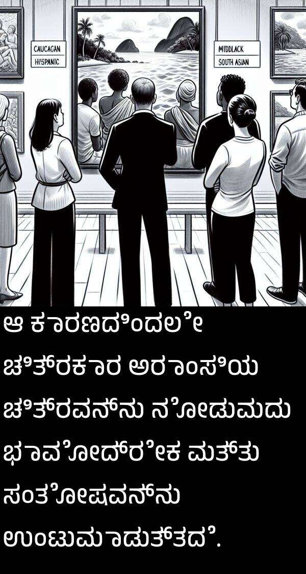 ನೋಡುವುದು: ಆ ಕಾರಣದಿಂದಲೇ ಚಿತ್ರಕಾರ ಅರಾಂಸಿಯ ಚಿತ್ರವನ್ನು ನೋಡುವುದು ಭಾವೋದ್ರೇಕ ಮತ್ತು ಸಂತೋಷವನ್ನು ಉಂಟುಮಾಡುತ್ತದೆ.
