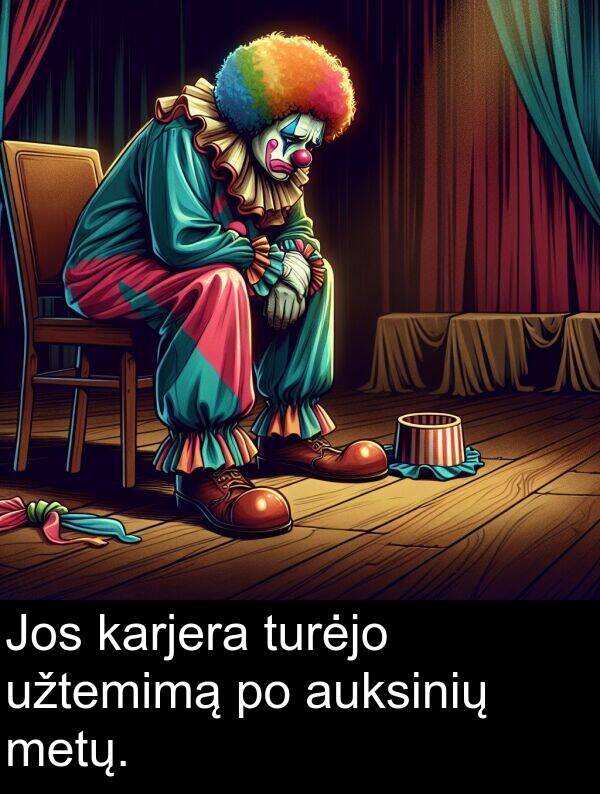 turėjo: Jos karjera turėjo užtemimą po auksinių metų.