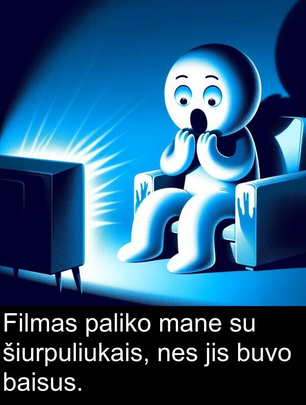 baisus: Filmas paliko mane su šiurpuliukais, nes jis buvo baisus.