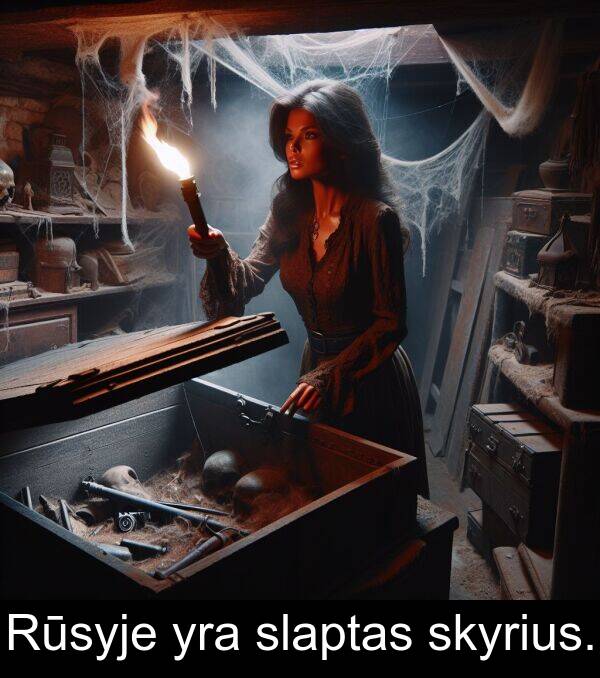 slaptas: Rūsyje yra slaptas skyrius.
