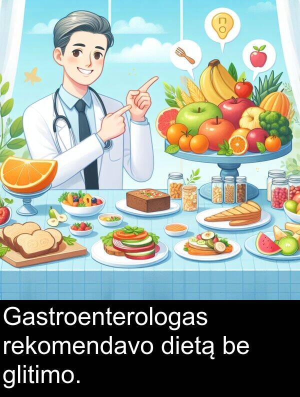 rekomendavo: Gastroenterologas rekomendavo dietą be glitimo.