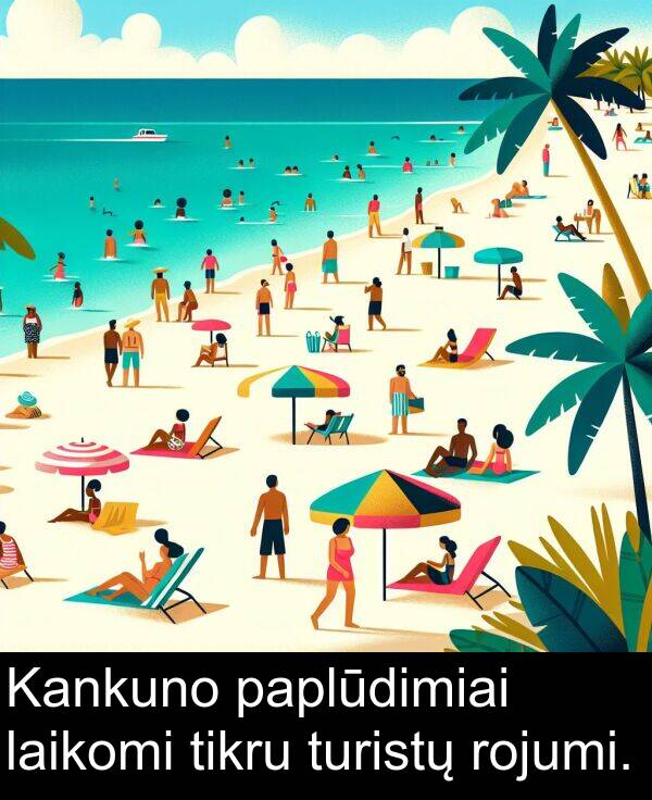 laikomi: Kankuno paplūdimiai laikomi tikru turistų rojumi.