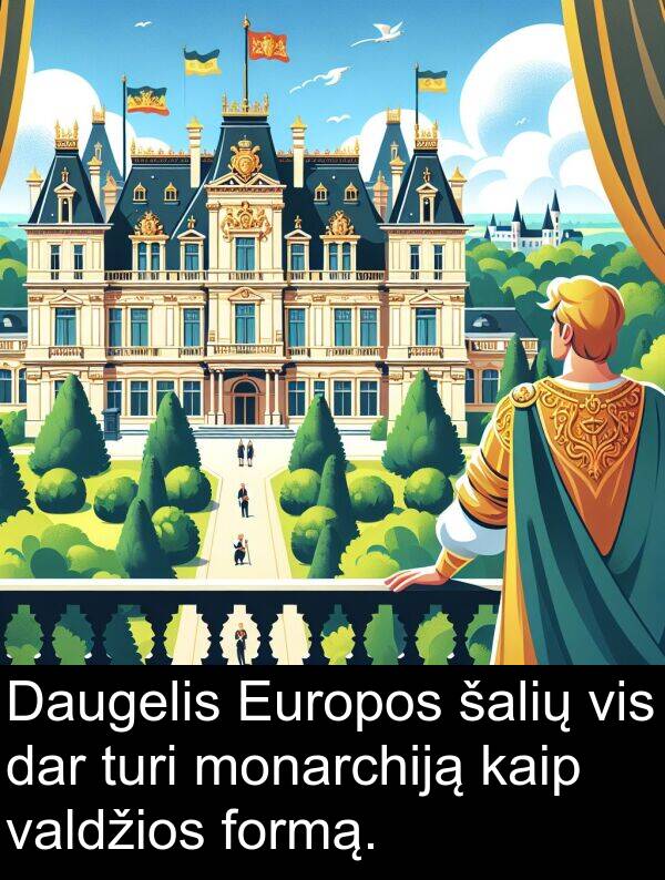 dar: Daugelis Europos šalių vis dar turi monarchiją kaip valdžios formą.