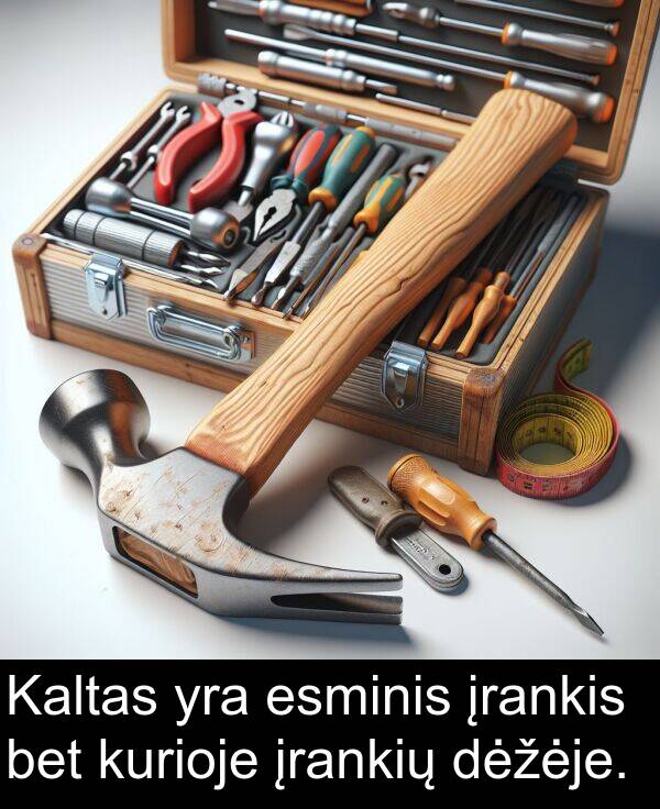 esminis: Kaltas yra esminis įrankis bet kurioje įrankių dėžėje.